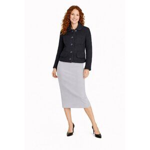 2/$30 Banana Republic Small Navy Wool Blend Button-Front Jacket